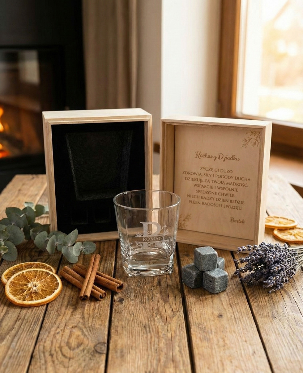 Miniatura: Personalizowana szklanka do whisky