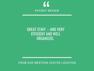 Patient Review for our Fort Worth Location