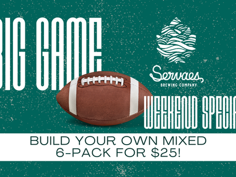 Big Game weekend special at both locations