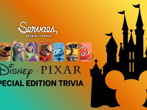 Disney + Pixar Special Edition Trivia in both locations in June