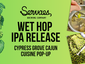Wet hop IPA release + Cajun food pop-up on Sept. 27 in Shawnee