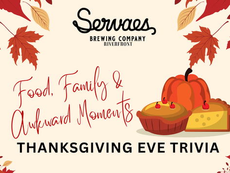 Thanksgiving Eve Food, Family & Awkward Moments Trivia in Atchison