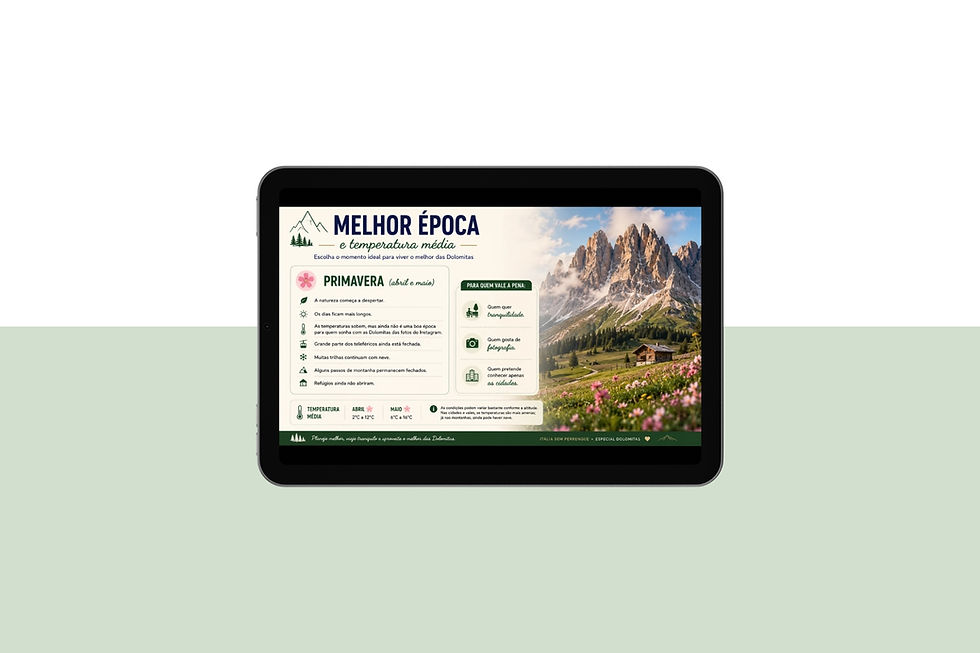 Miniatura: Guia de Viagem Completo pelas Dolomitas