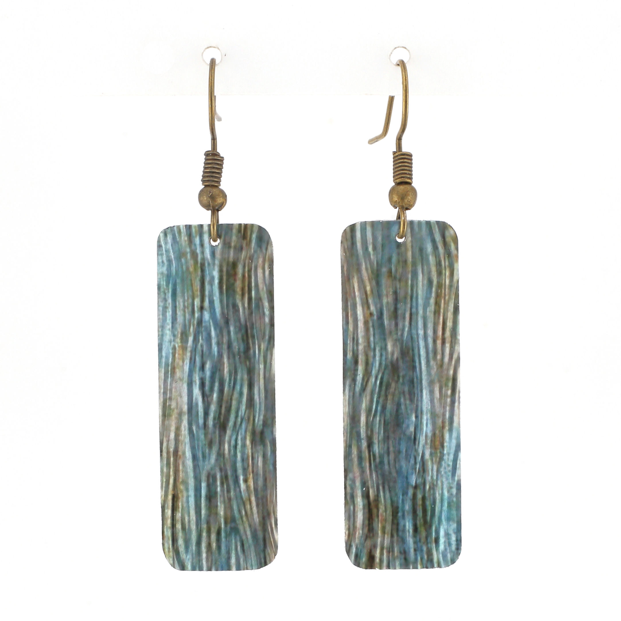 Slender Rectangles - Blue Stain