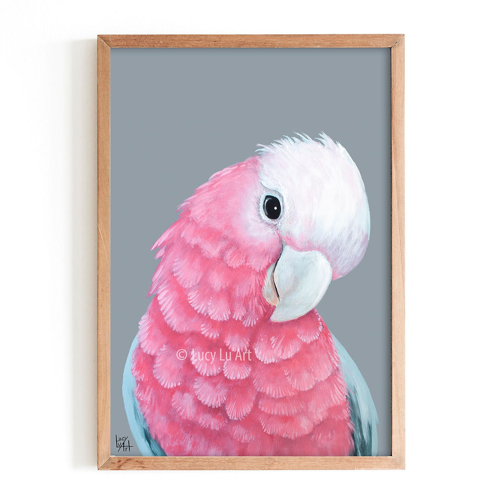 Thumbnail: Set of three cockatoo prints