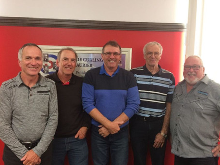 L'équipe Pierre Corbeil finaliste de la section B au Tournoi Masters à Victoriaville