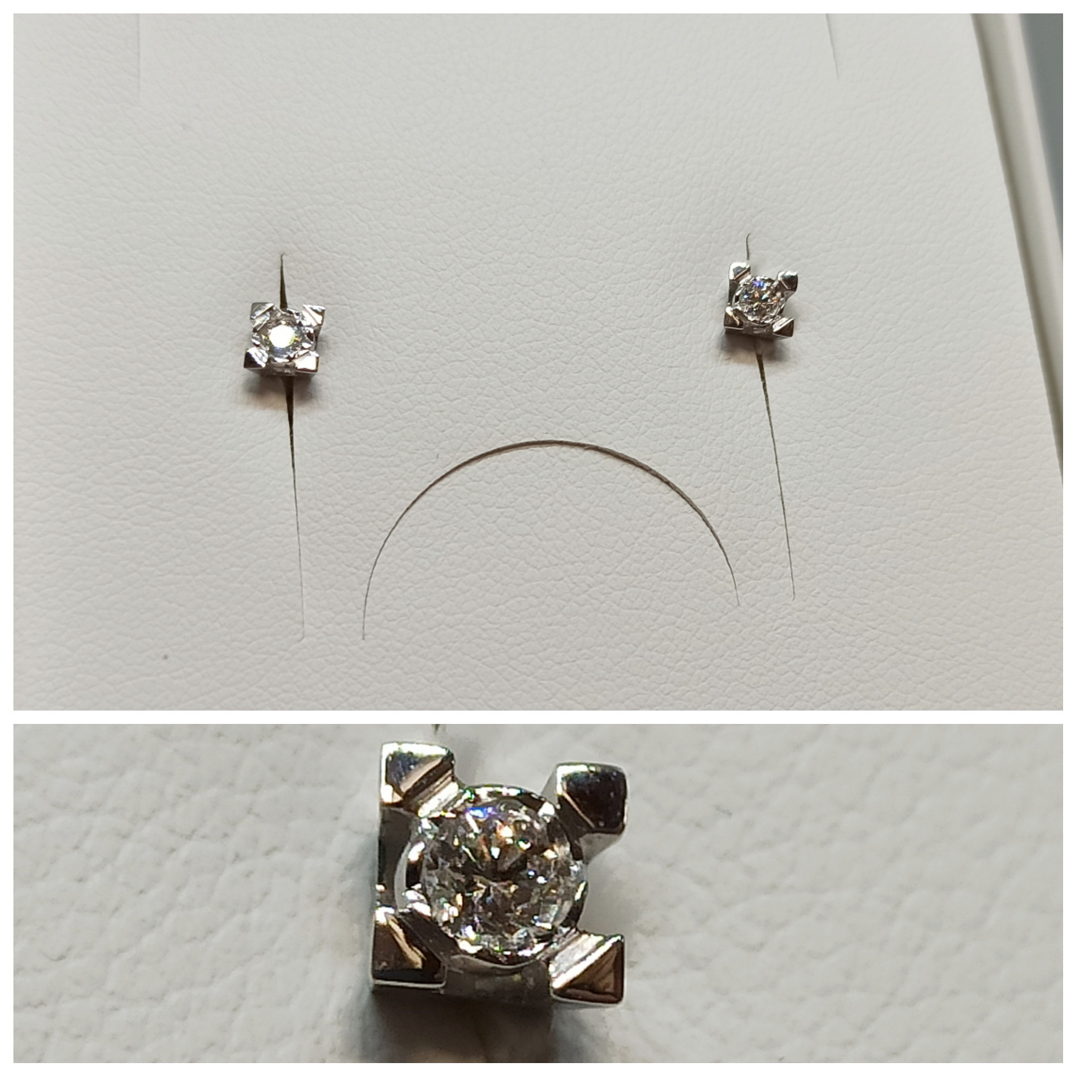 Orecchini "Punto luce"