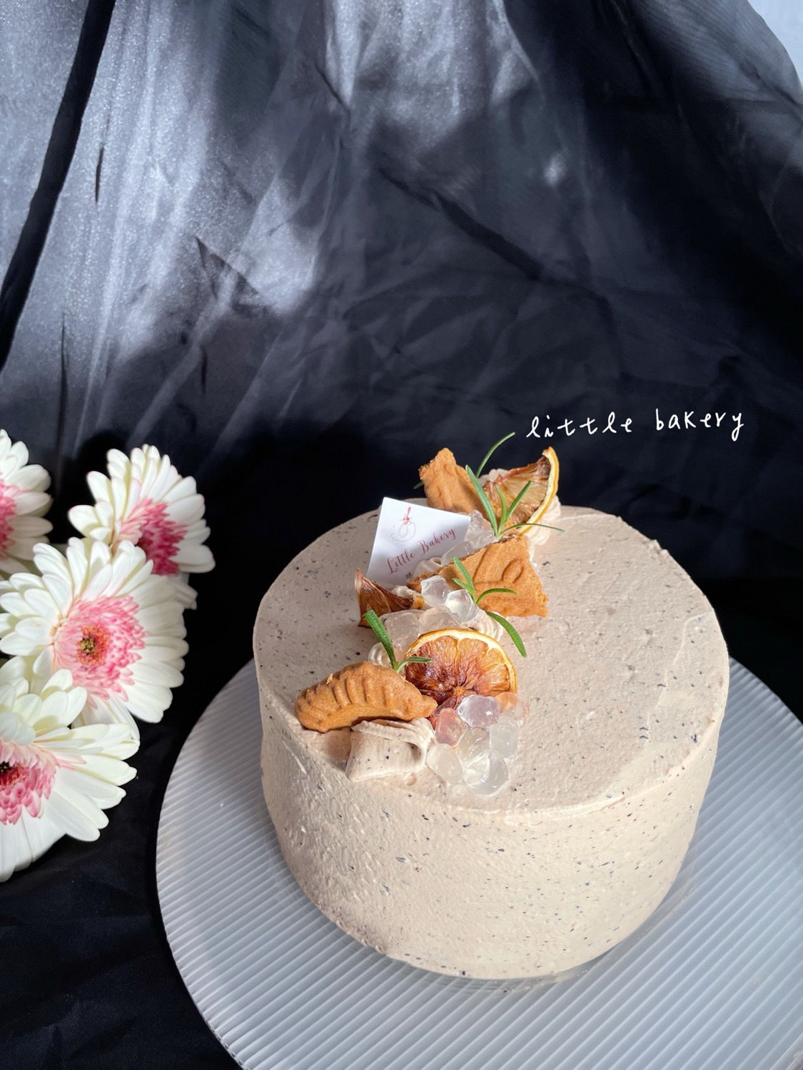 6 Inches Earl Grey cake with pudding伯爵奶冻蛋糕