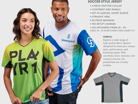 soccer style custom jersey