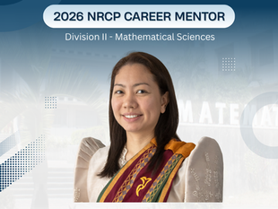 Congratulations to our ModApp Head, Dr. Victoria May P. Mendoza, for being named a 2026 NRCP CareeR Mentor
