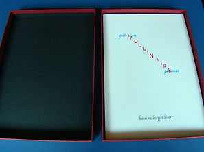 Kunstenaasboek - Livre d'artiste "Poèmes" Hans Huyghebaert