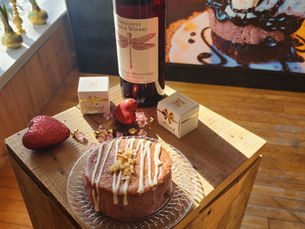 Nothing Says I love you like...Chocolate, Wine and Cheesecake of course!