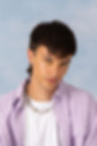 Mann mit Modern Mullet Frisur