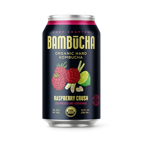 Raspberry Crush - 12 Pack | Bambucha Kombucha
