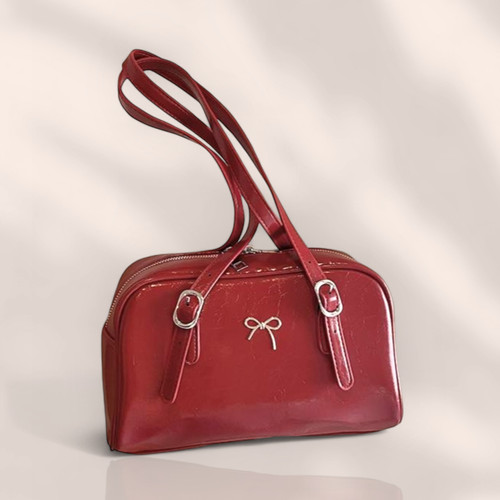 Loulou seoul] Birthday Ballet Core Bag : RED , BLACK