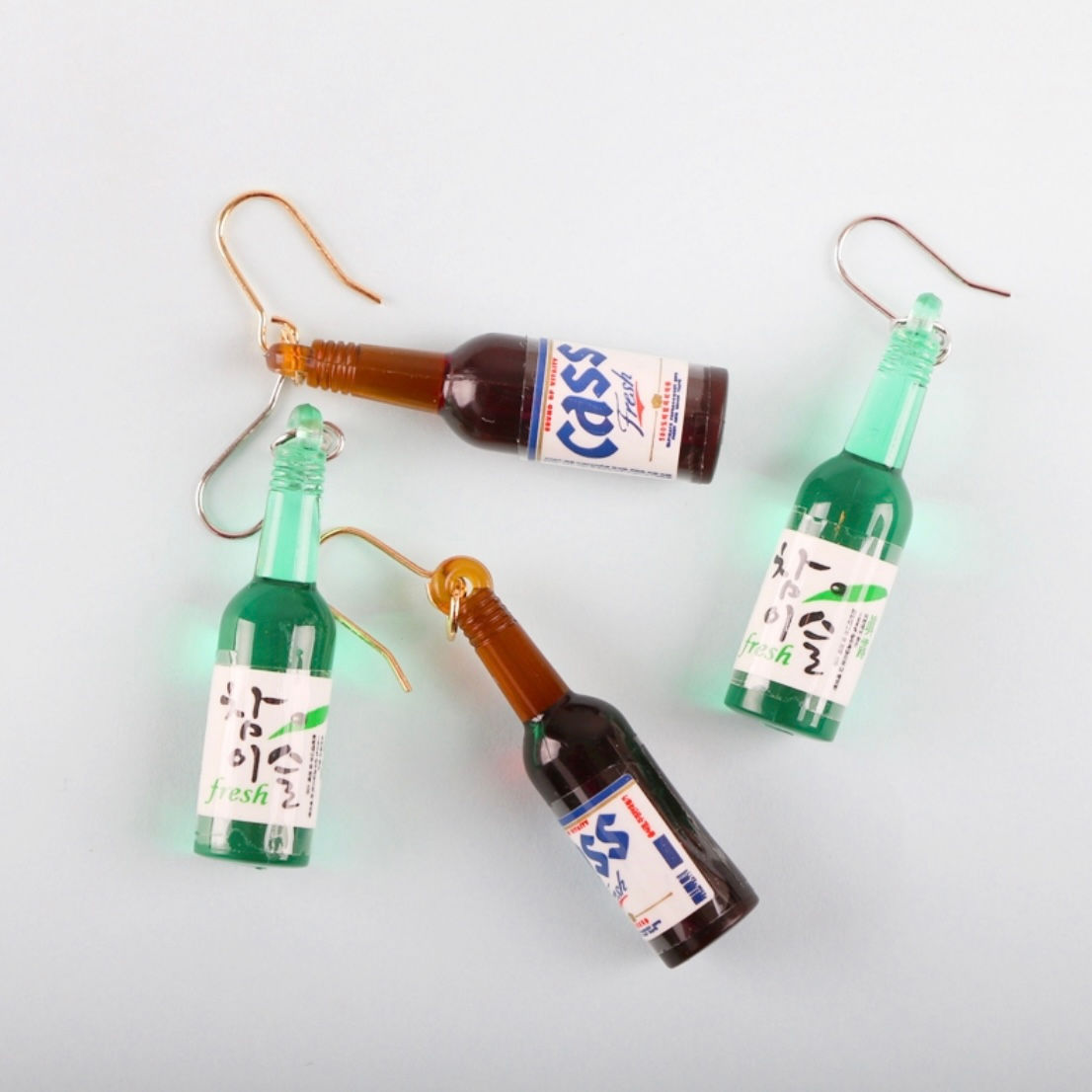 Soju / Beer Earrings 🍻 