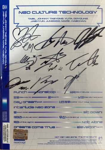 NCT127 直筆 サイン NCT127 Signed Album | Inspire Me Shop