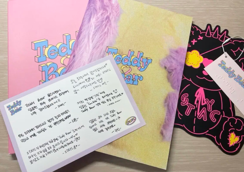 StayC Teddy Bear Signed Album | Inspire Me Shop