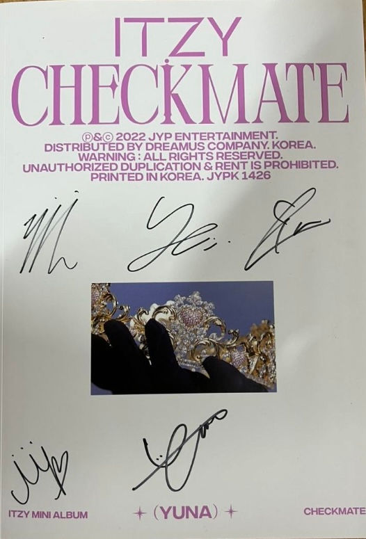ITZY Signed Album