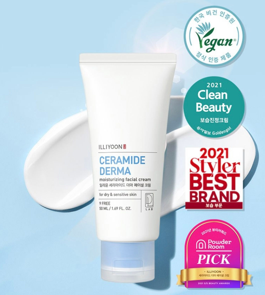 Illiyoon Ceramice Derma Facial Cream 75ml (vegan)