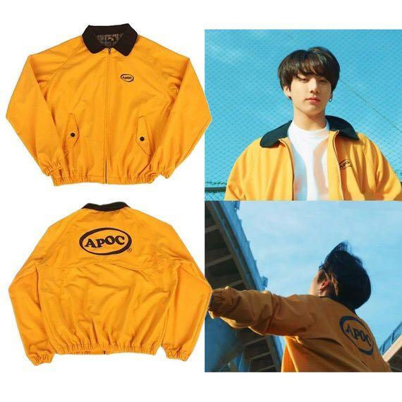 Yellow Euphoria Jacket as seen on Jungkook