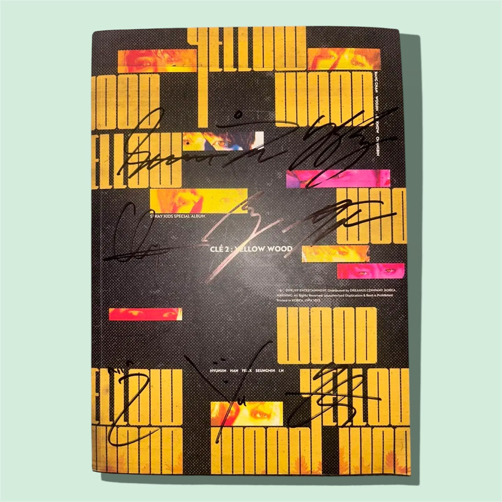Stray kids 直筆サイン入りアルバム スキズ yellow wood STRAY KIDS - YELLOW WOOD SIGNED ALBUM | Inspire Me Shop