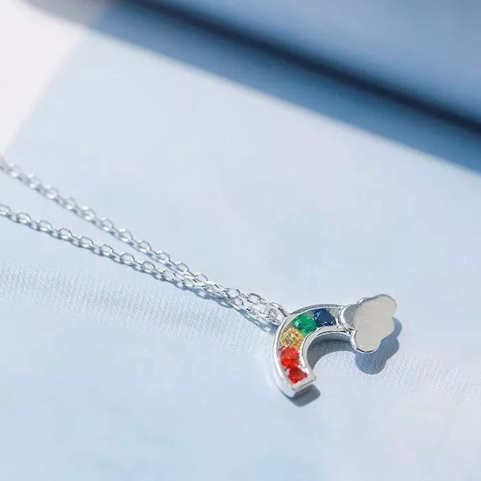Miniature : Rainbow Silver Necklace