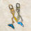 Thumbnail: Dolphin Keyring Silver/Gold