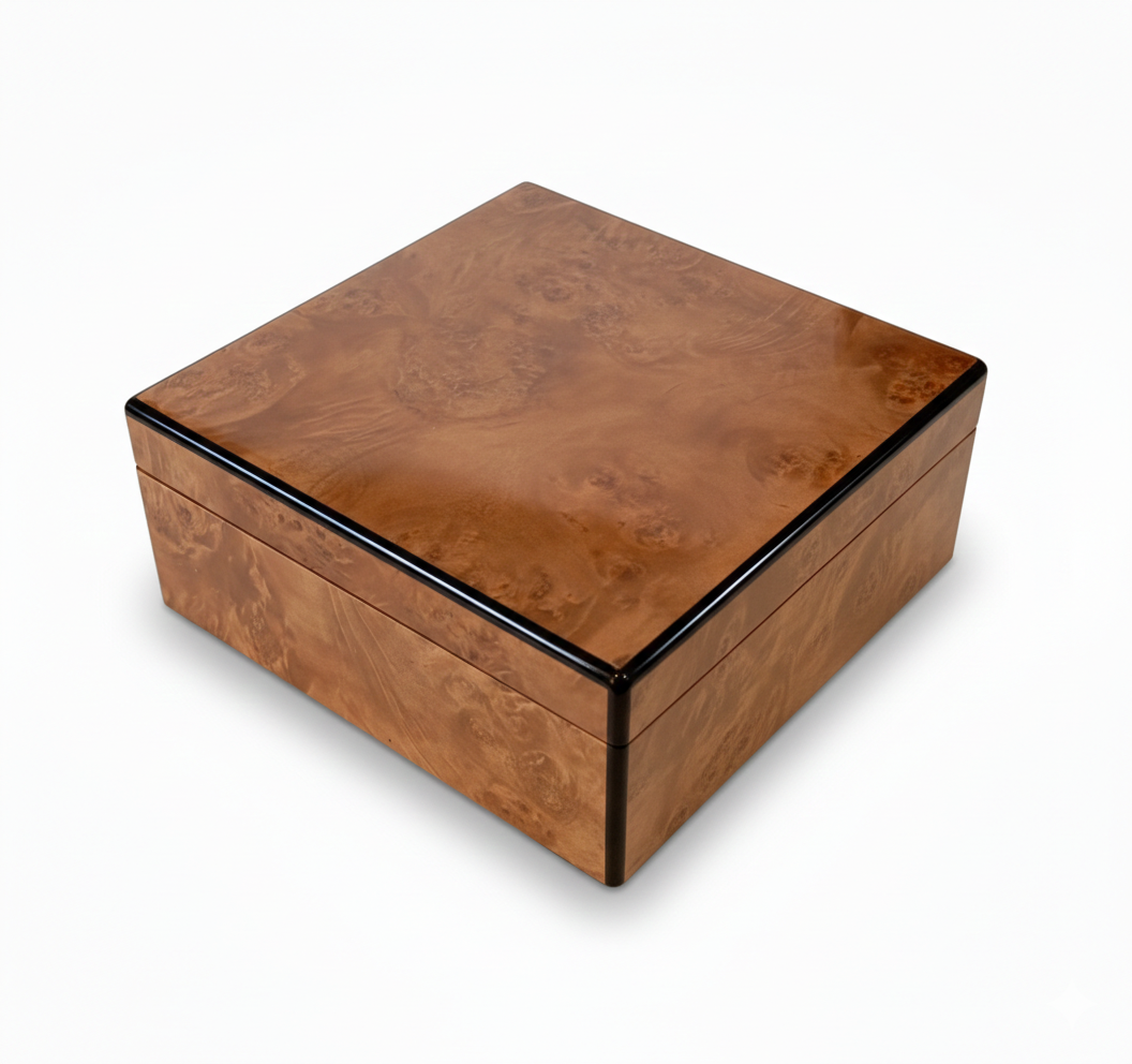 CAIXA EM MADEIRA CLARA (P)