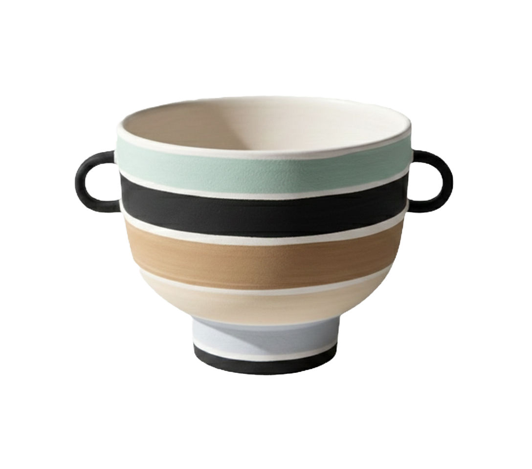 VASO CERAMICA MIX DE CORES