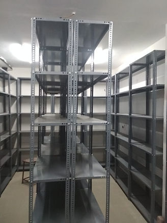 SLOTTED ANGLE PARTITION RACK 