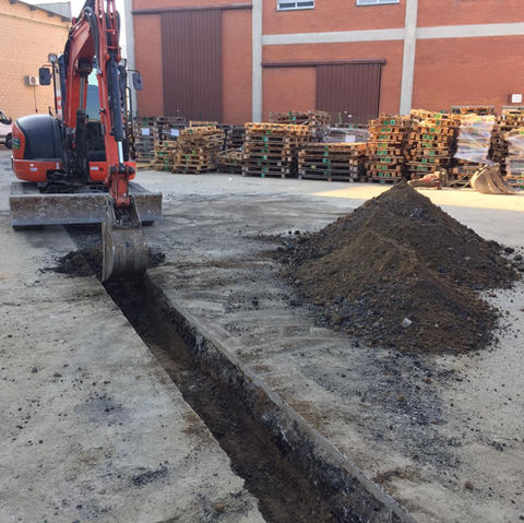 Excavación construcción Barcelona Cataluña