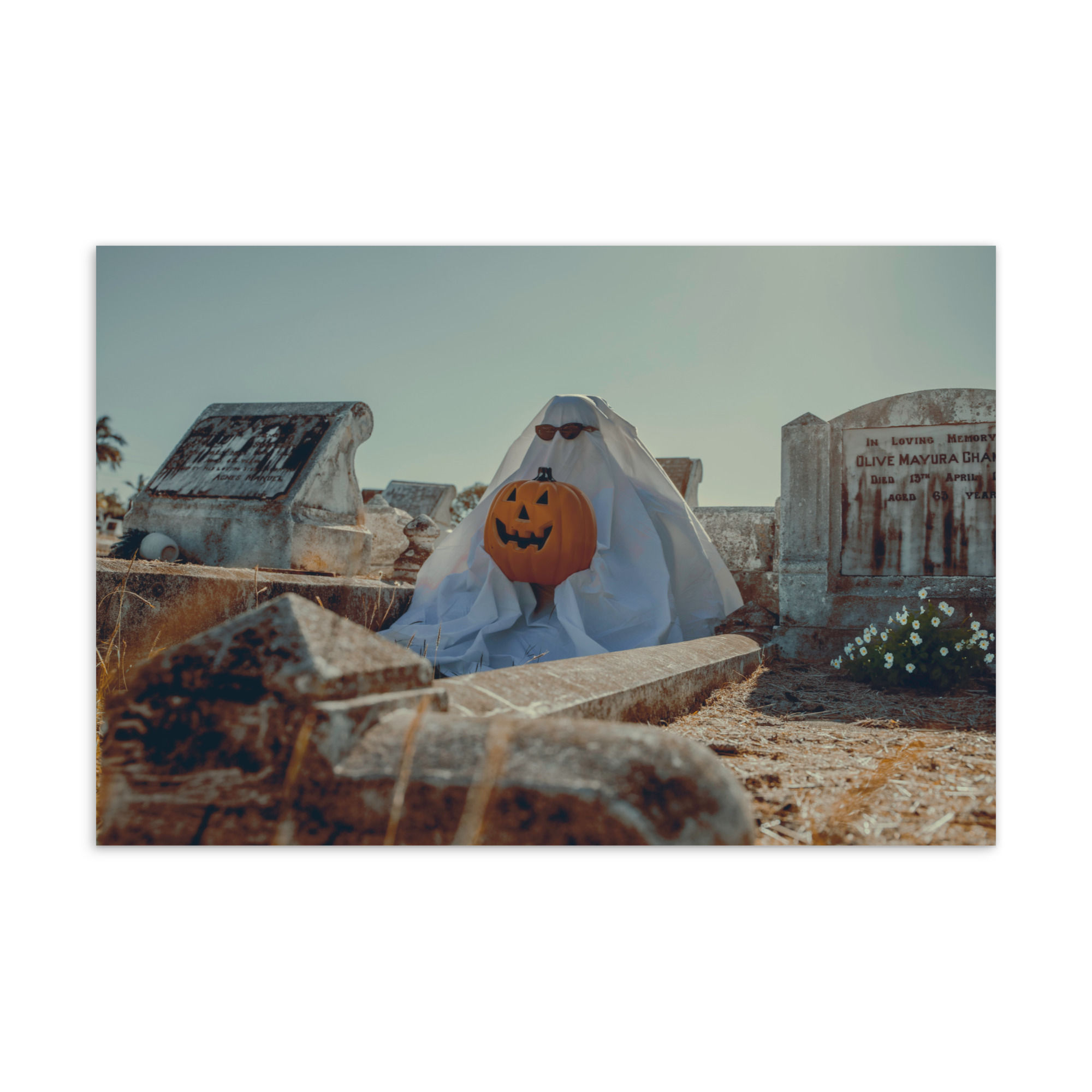 Halloween Ghostie Standard Postcard