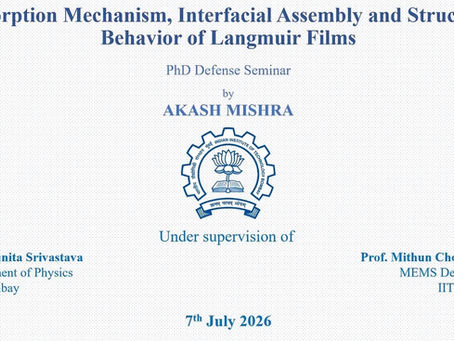 Congratulations to Dr. Akash Mishra on His Thesis Defense!