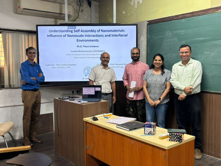 Congratulations Dr. Suman Bhattacharjee on his Thesis Defense!