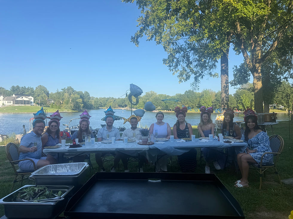Lake house hibachi catering experience in Texas