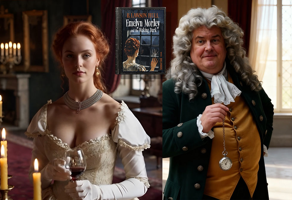 Check out the YouTube link for an animated introduction to one of Emelyn's most ridiculous suitors: