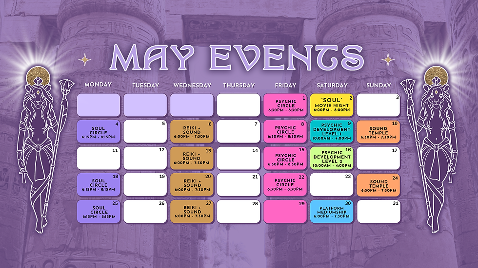 MAY EVENTS MAGICK + SOUL MAITLAND