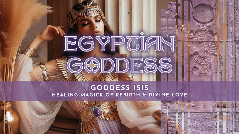 Egyptian Goddess MAGICK + SOUL MAITLAND