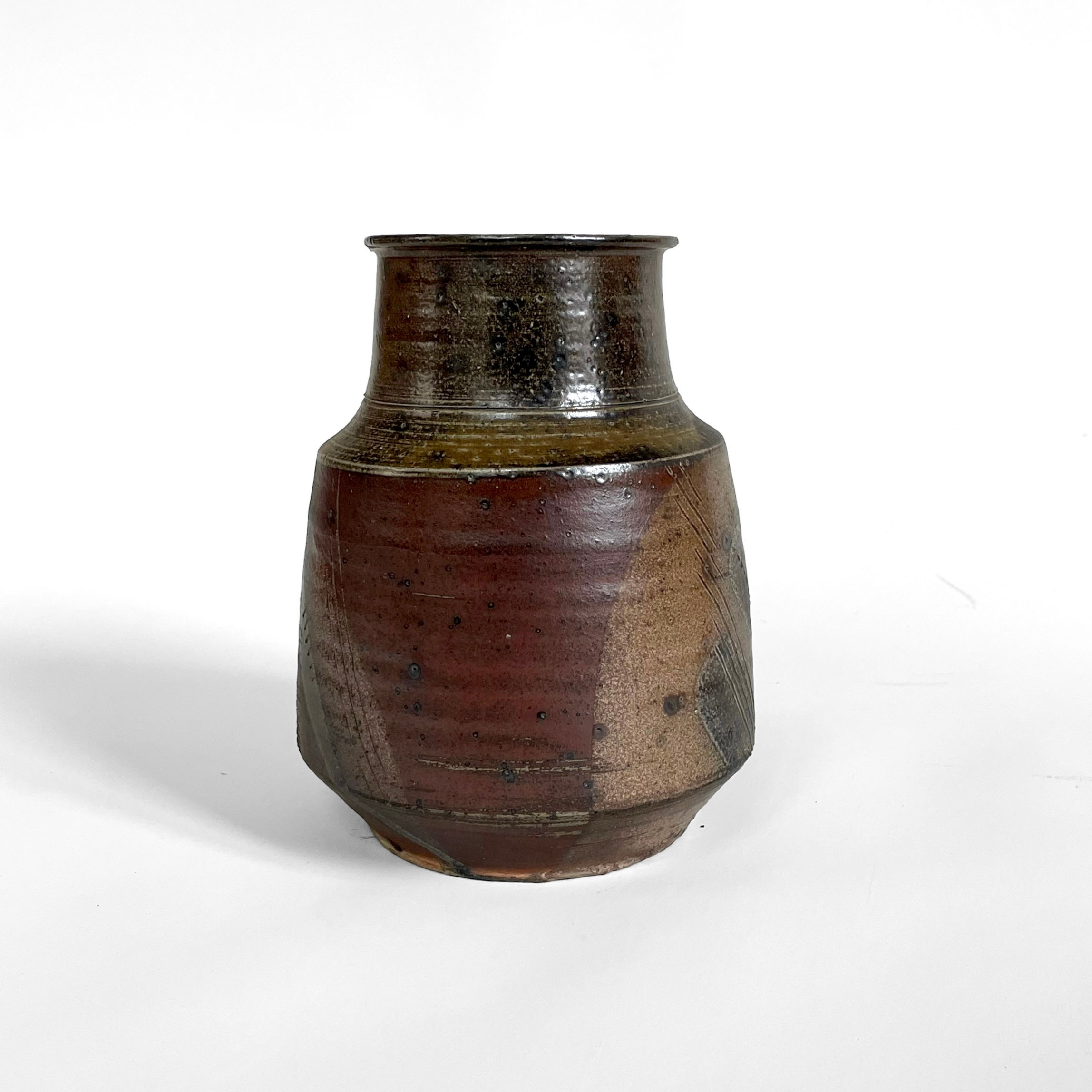 Stoneware vase by Gustave Tiffoche