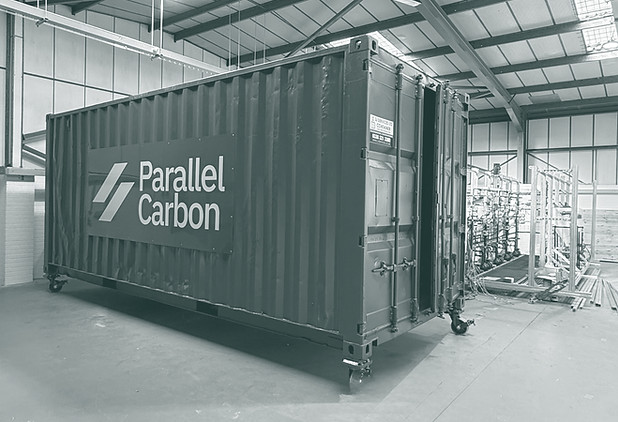 Parallel Carbon's equipment in their warehouse
