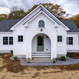 home with front archway