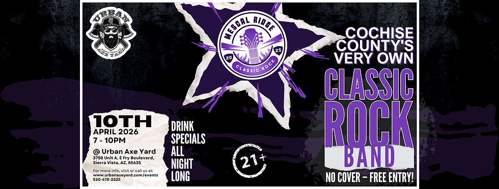 Mescal Ridge Live Band: Classic Rock at Urban Axe Yard