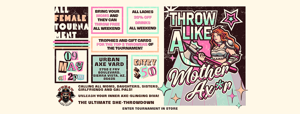 THROW LIKE A MOTHER AXER  🔥 An All-Female Axe Throwing Tournament