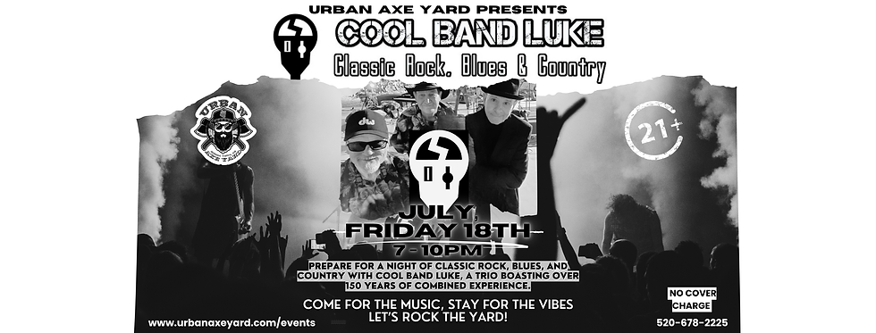 COOL BAND LUKE – Live at the Yard!