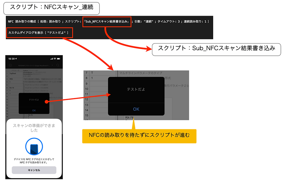 NFC 読み取りの構成 注意点