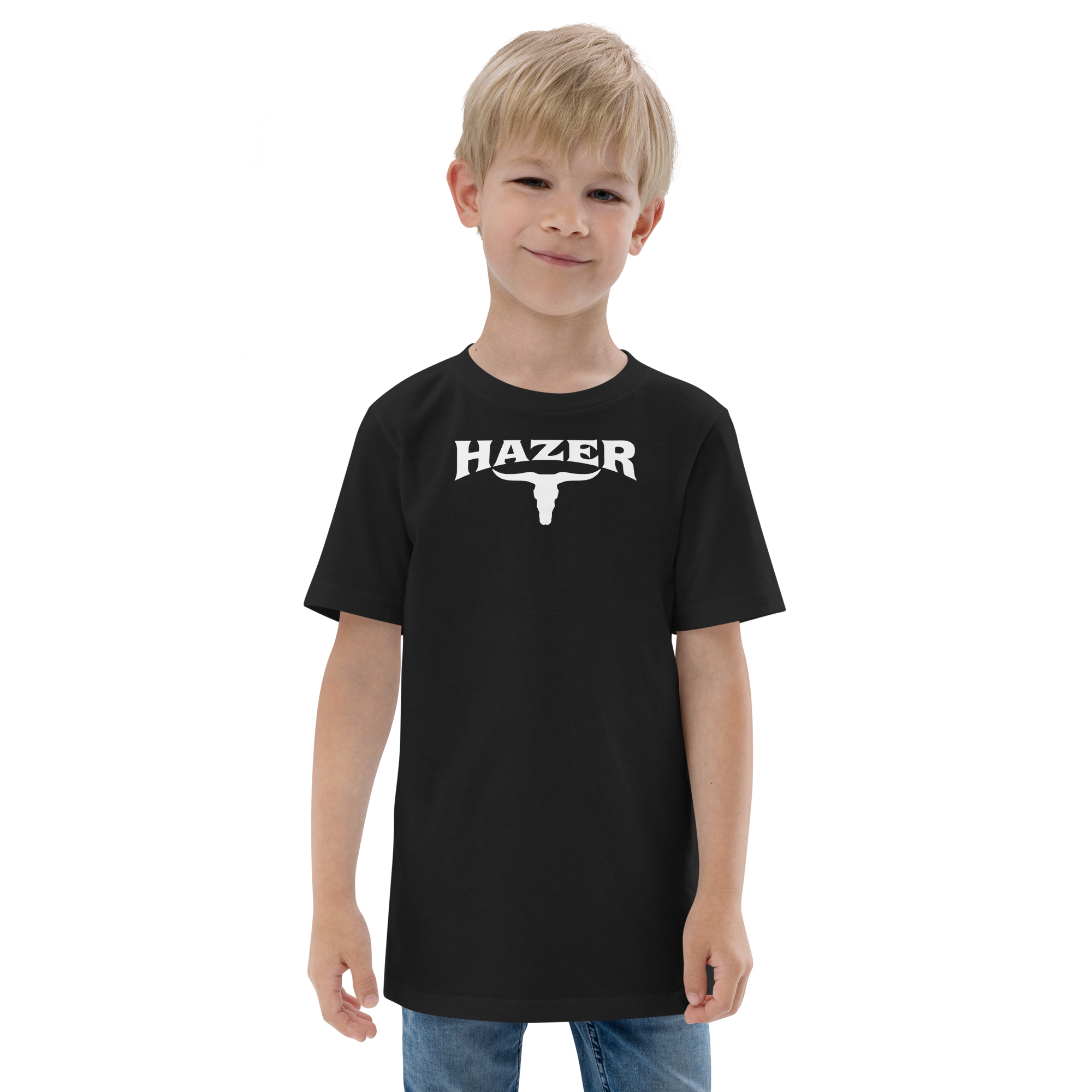 Hazer Bullhorns Youth Kids Boy's Jersey T-Shirt