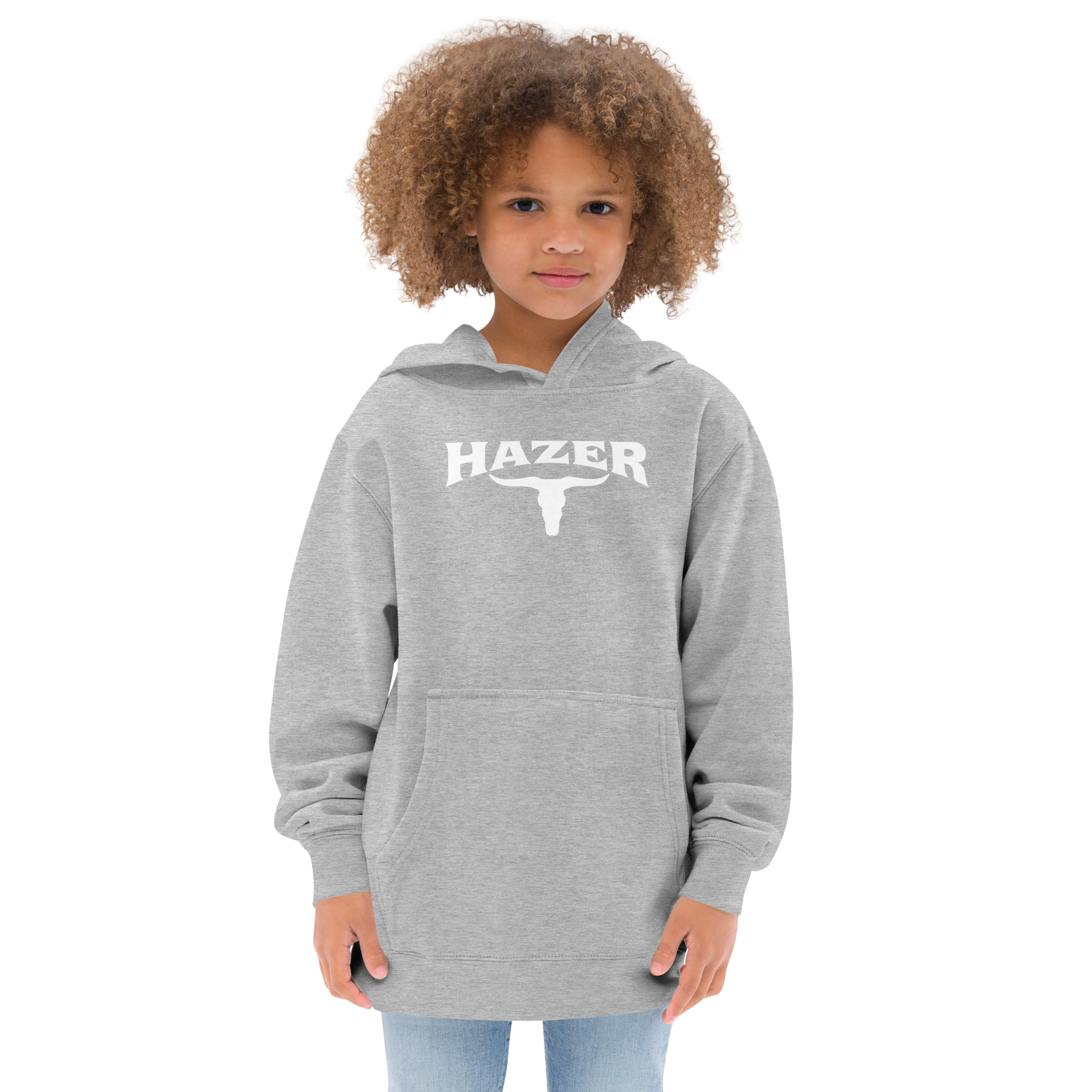 Hazer Bullhorns Youth Kids Girl's Fleece Hoodie Sweatshirt