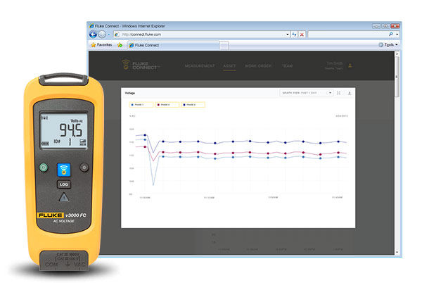 Thumbnail: Fluke v3000 FC Wireless AC Voltage Module