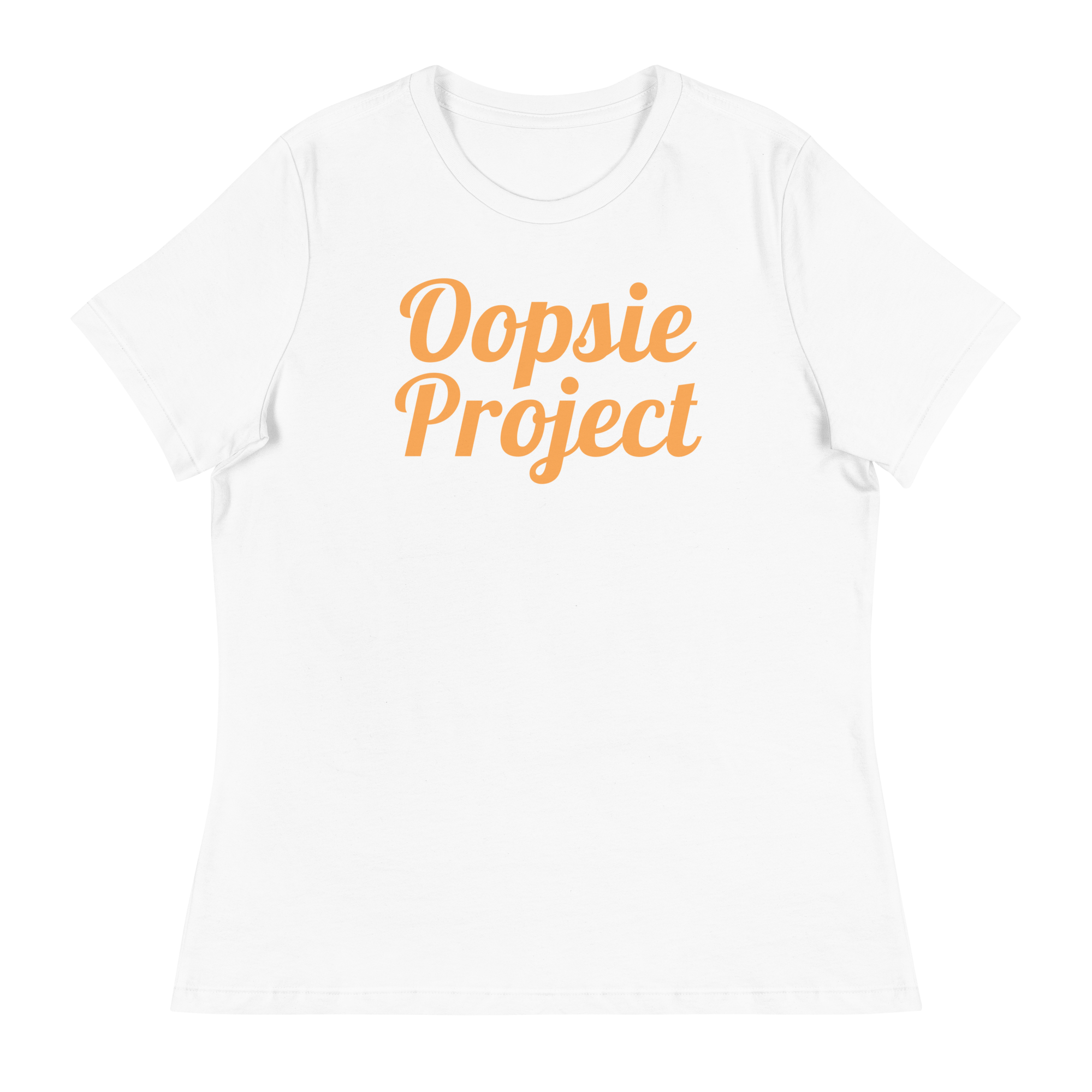 Ladies Oopsie Project Tee (Orange)